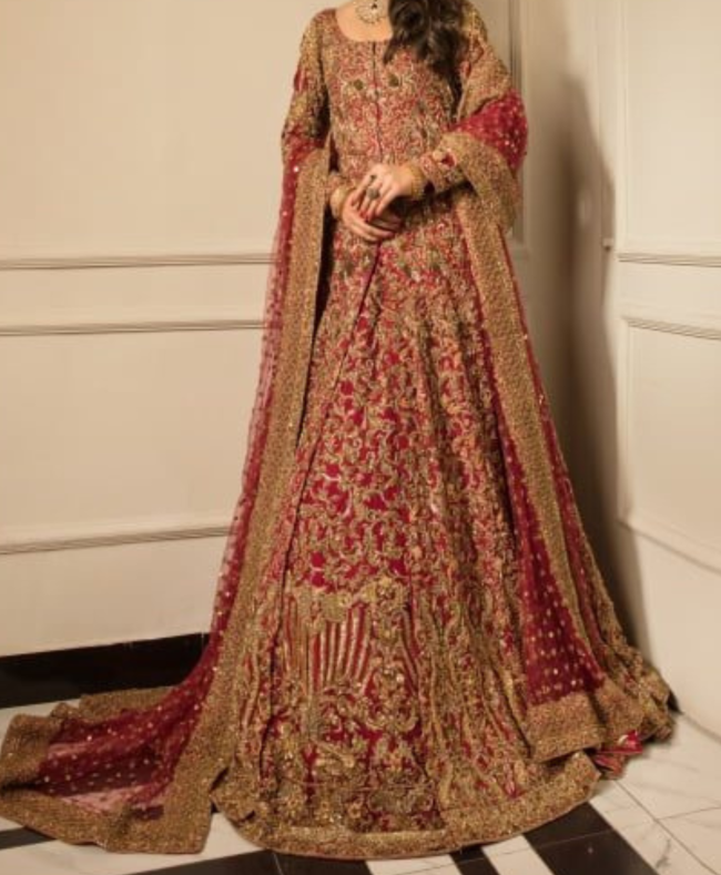 Royal Red Bridal Wear