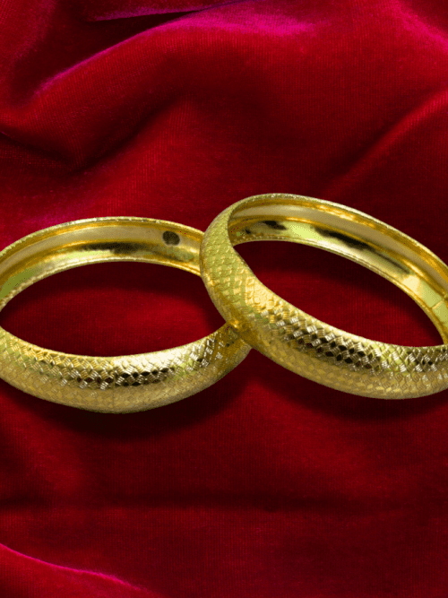 Plain Golden Bracelets